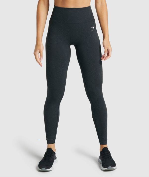 Damske Legíny Gymshark Adapt Fleck Seamless Čierne | FW8563791